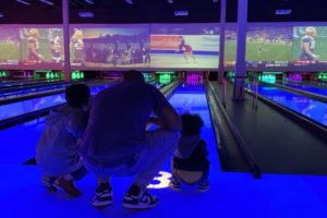 Me bowling with the boys